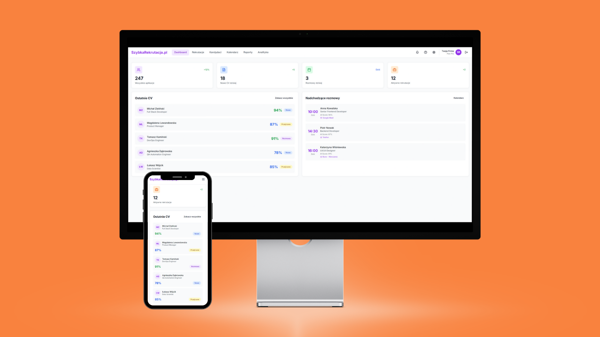 Szybka Rekrutacja - Platforma AI ATS